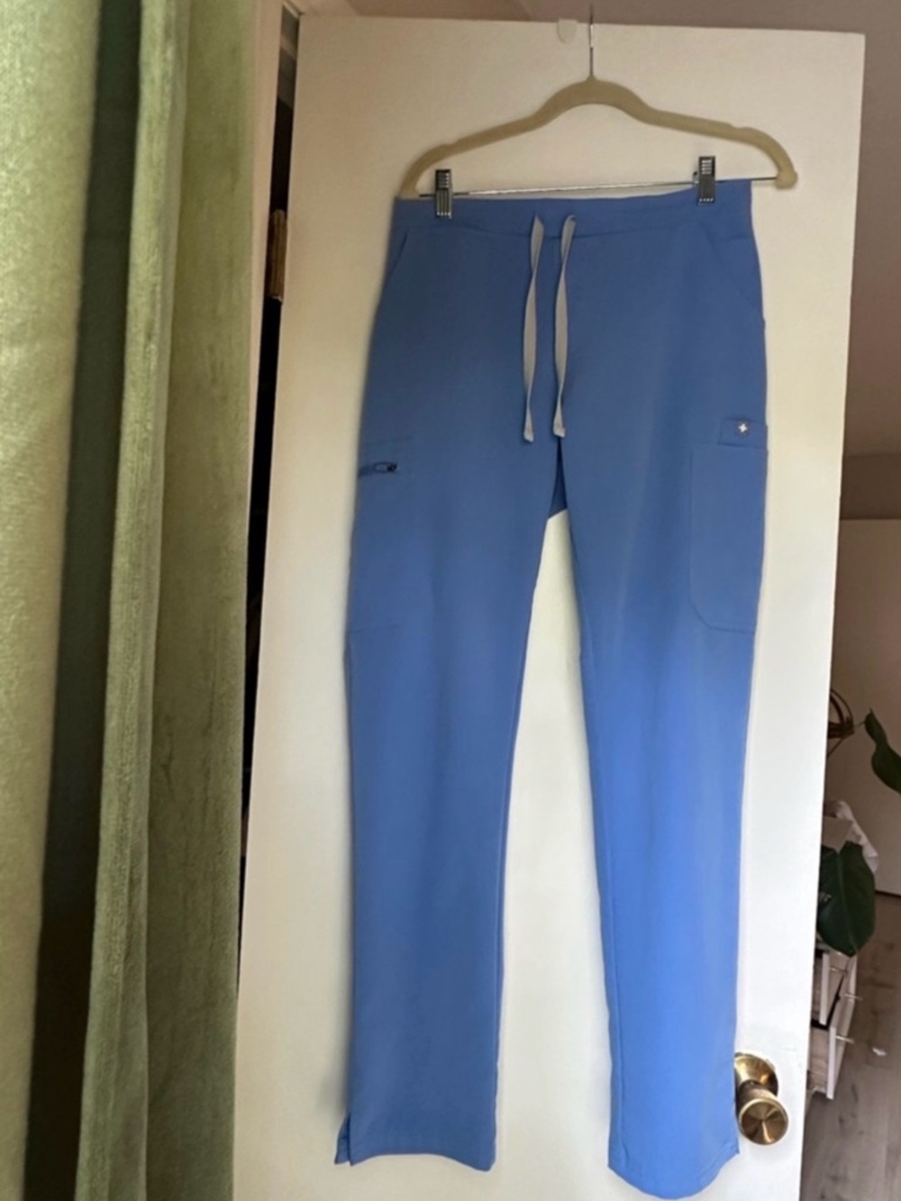 Figs Ciel Blue Scrub Pants